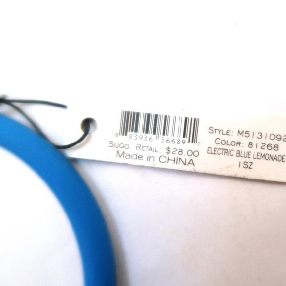 MARC MARC JACOBS Tubular rubber bracelet w charm NWT - Picture 4 of 4